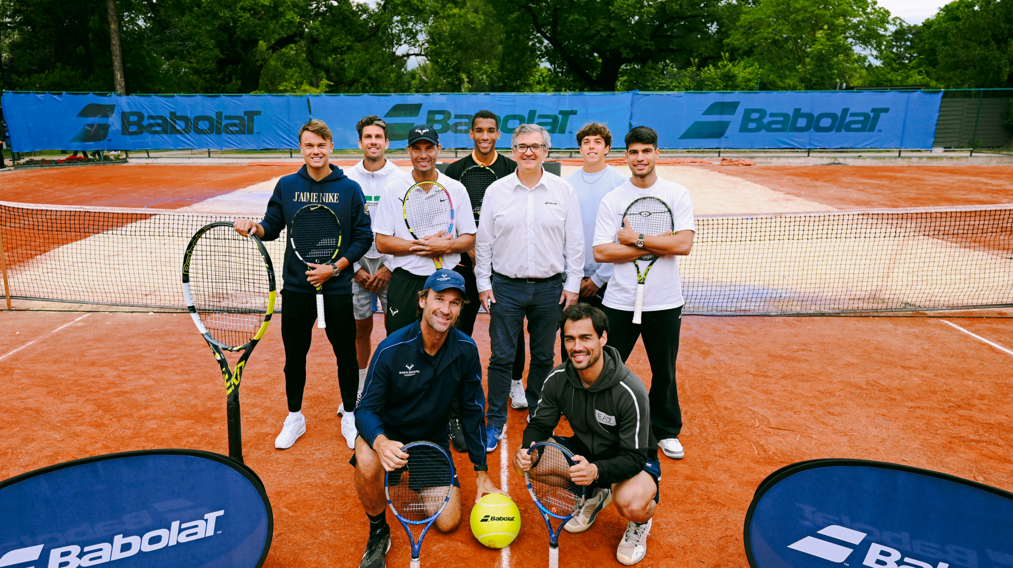 Babolat celebrates 30 years of racquets with its champions