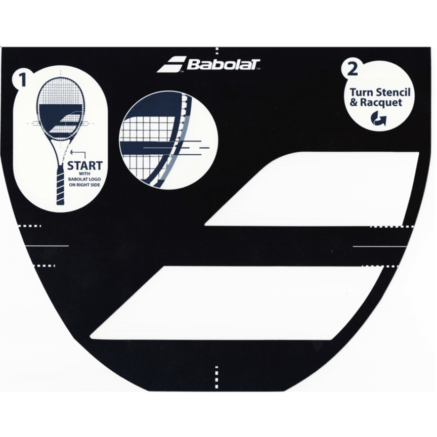 Stencil Logo Tennis